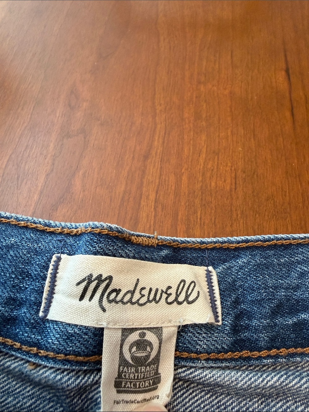 Madewell Light Blue Relaxed Denim Cutoff Shorts - Picture 3 of 5